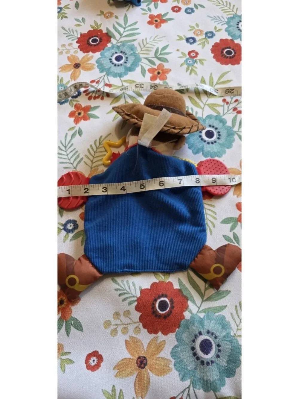 Disney Baby Toy Story Pixar Woody Activity Teether with Crinkle Noise Lovey 10